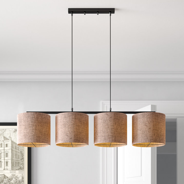 Three Posts Livonia 4 Light Kitchen Island Linear Pendant & Reviews